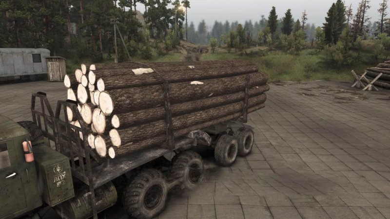 Spin Tires MUDRUNNER бревна