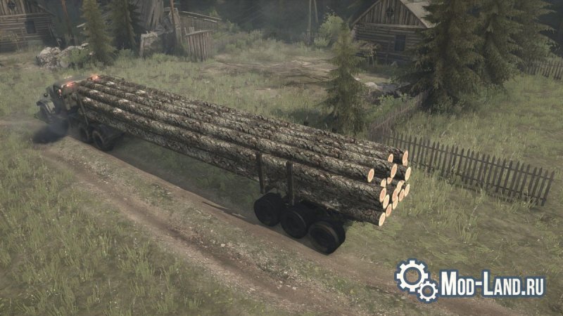 SNOWRUNNER длинные бревна