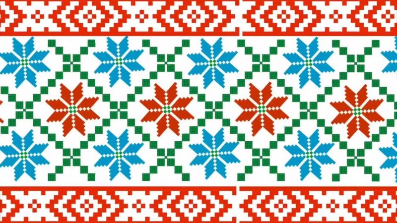 Национальный белорусский орнамент удмурты