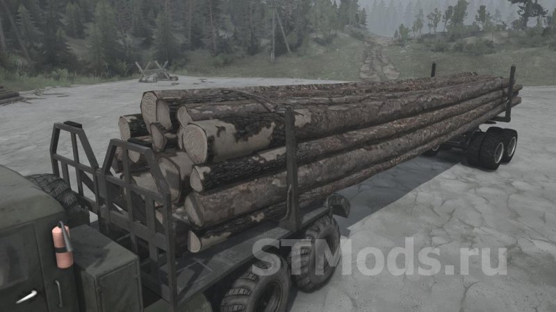 Spin Tires MUDRUNNER бревна