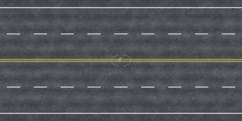 Дорога разметка дороги сбоку