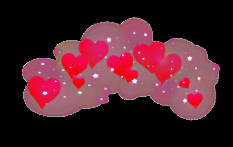 Сердечки эффект