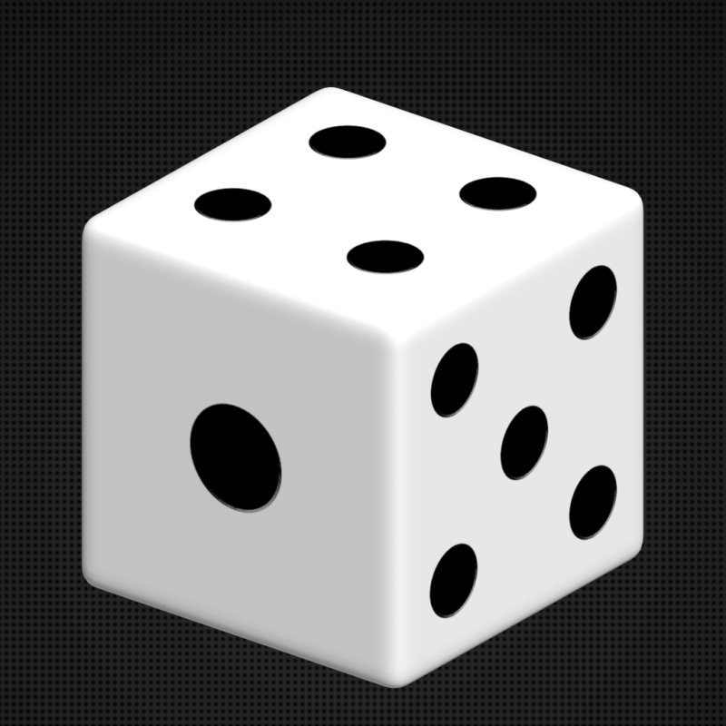 Кубик с точками