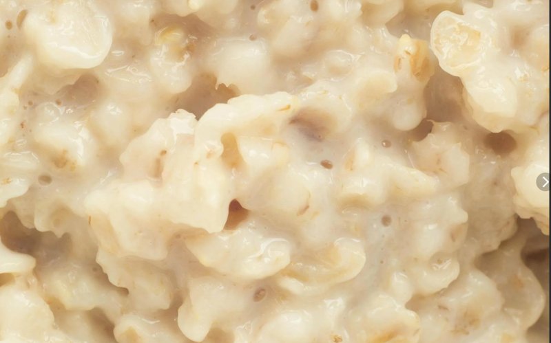 Овсяная каша текстура