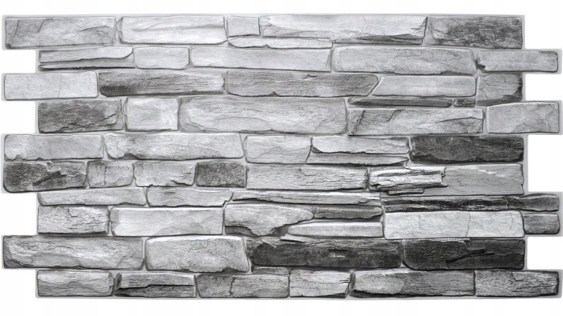 Панель стеновая dpi Brick&Stone камень пепельный 178 Newcastle