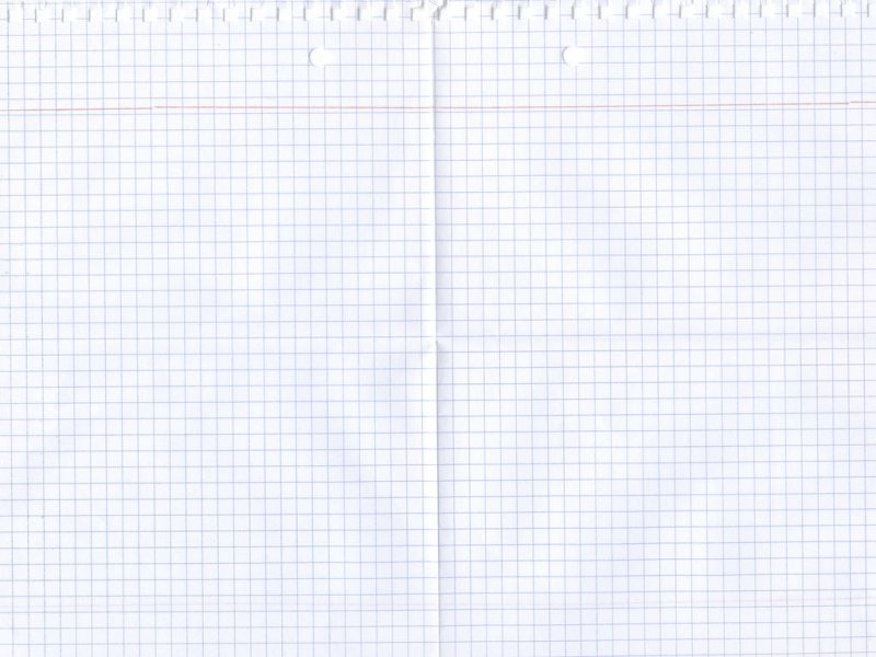 Тетрадный листок в клеточку