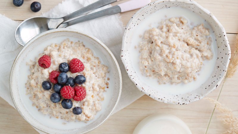 Каша овсянка на молоке