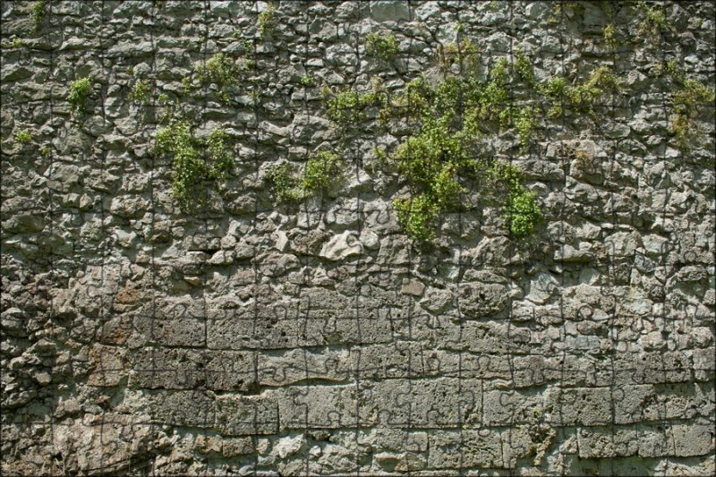 Старая каменная стена