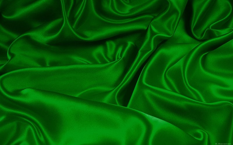 Изумрудный атлас ткань