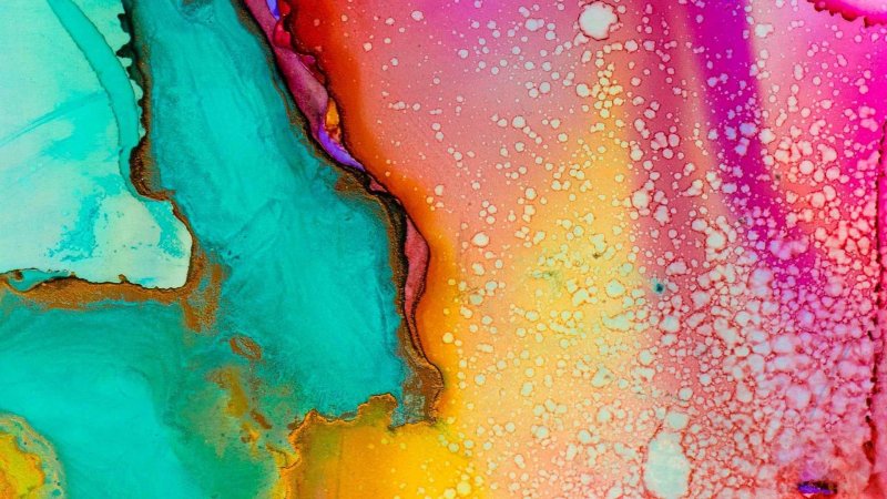 Разноцветные разводы