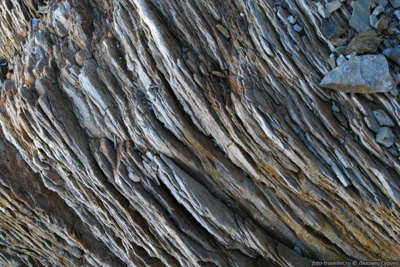 Сланцеватая текстура горных пород