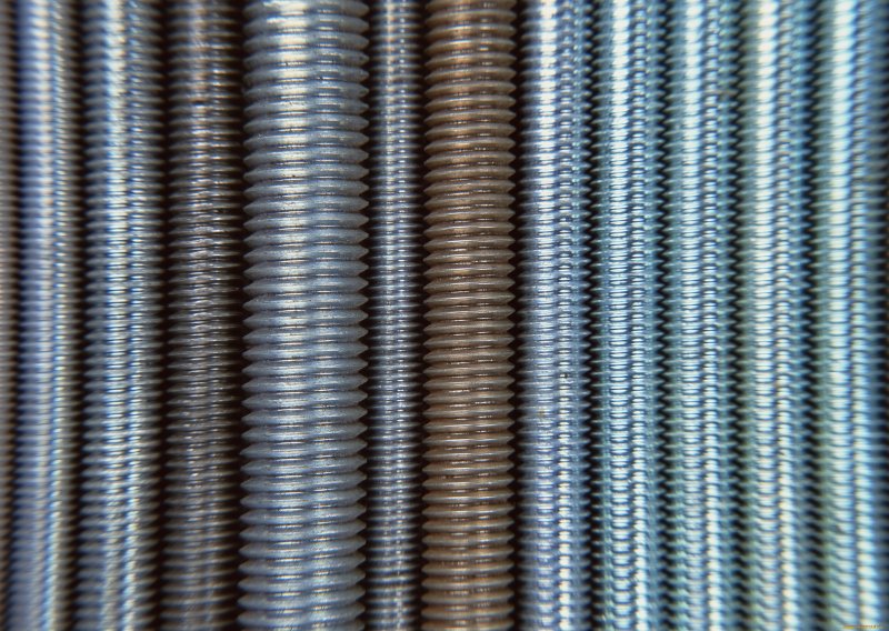 Текстура гофрированного металла