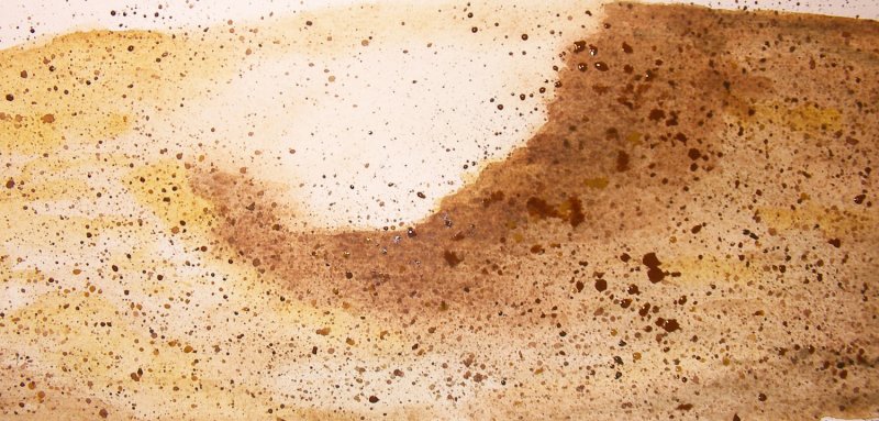 Коричневая акварель