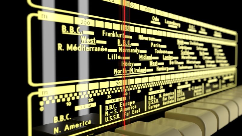 Шкала радиоприемника