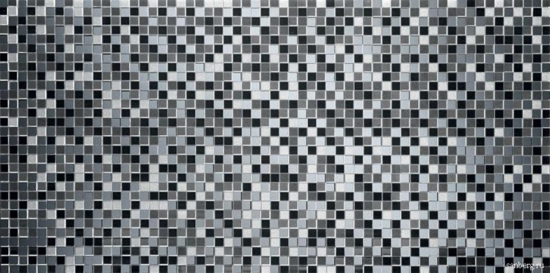 Мозаика черно белая