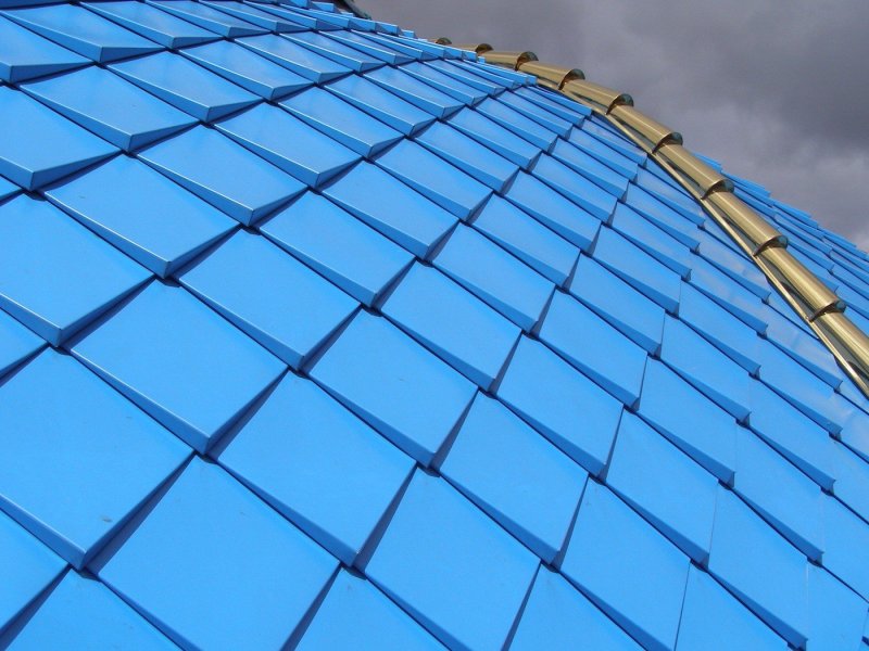 Фальцевая кровля шашечки