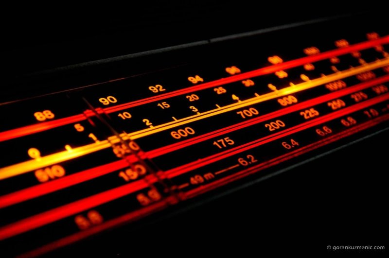 Шкала лампового приемника