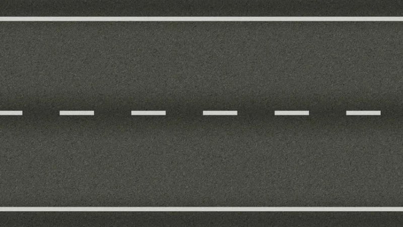 Асфальт с разметкой