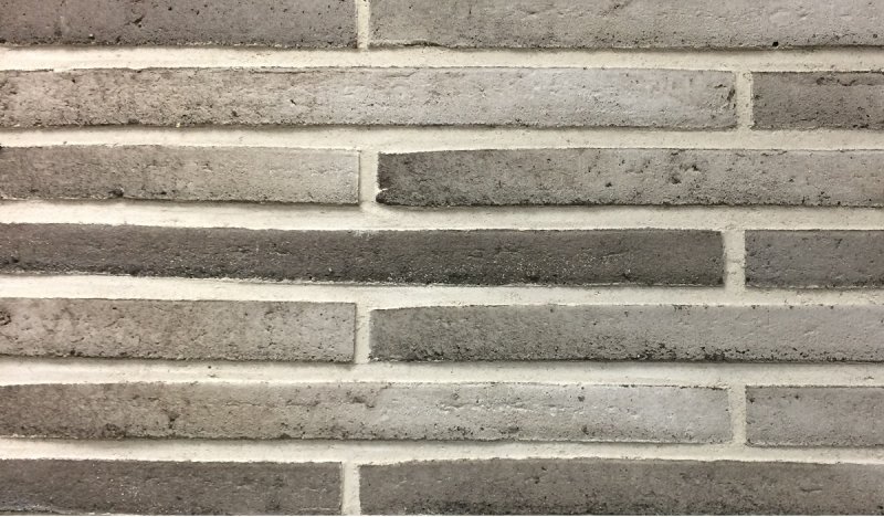 Фасадная плитка (ригель) Stroeher Riegel-50 456 Schwarz-Blau, ригель 490x40x14 мм