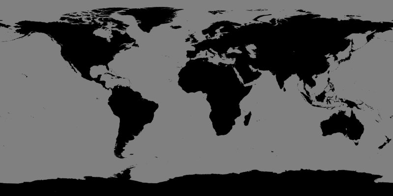 Earth heightmap