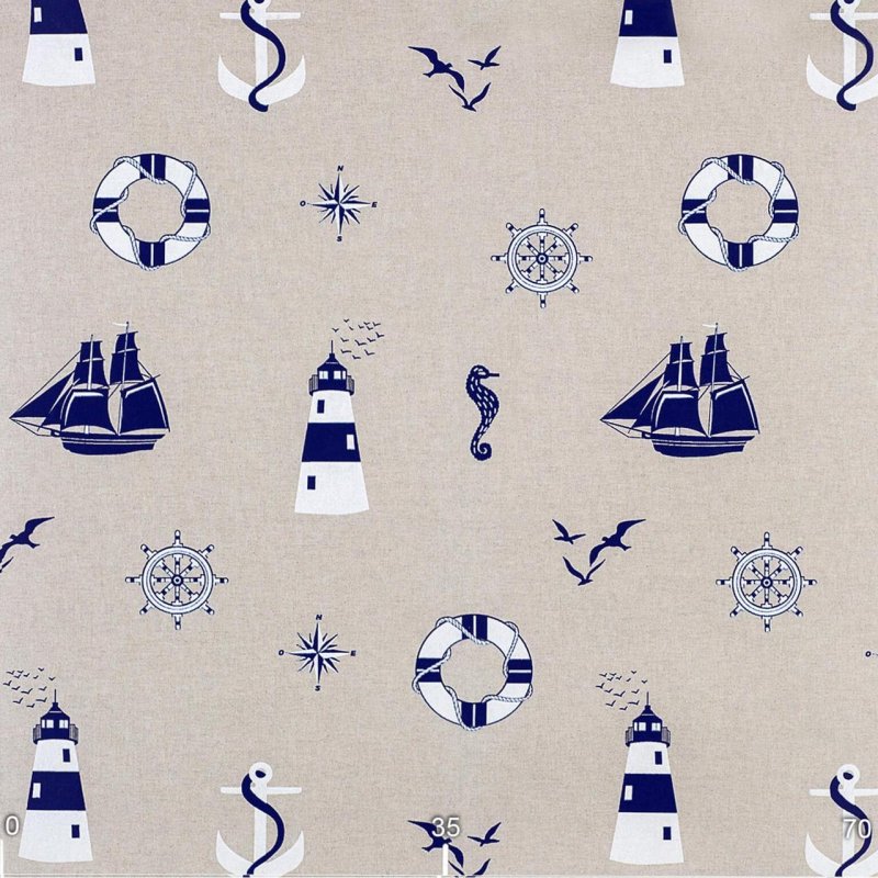 Ткань морская тема