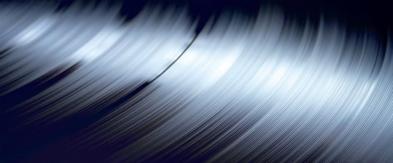 Виниловая пластинка Макросъемка