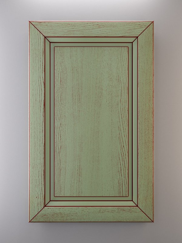 Фасад бук массив патина золото RAL-1013 perlweir