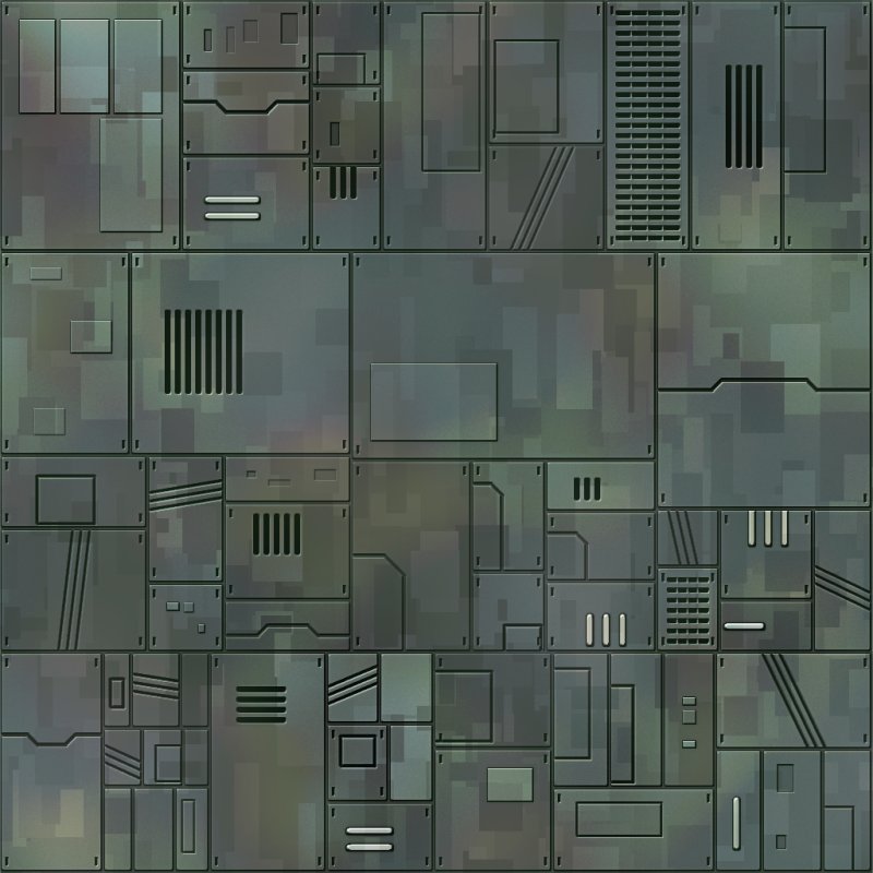 Текстура обшивки космического корабля