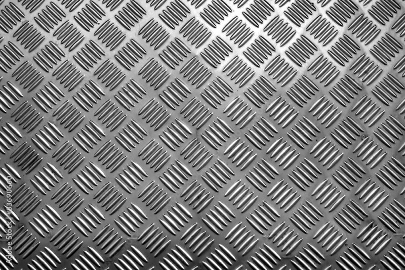 Пластина рифленая металлическая