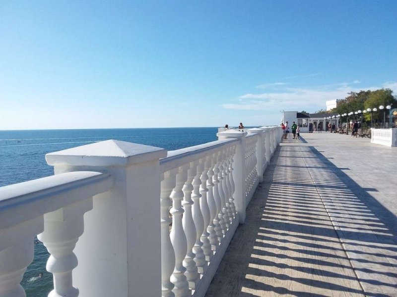 Белая набережная Анапа малая бухта