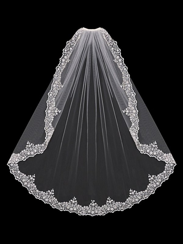 Прозрачная фата