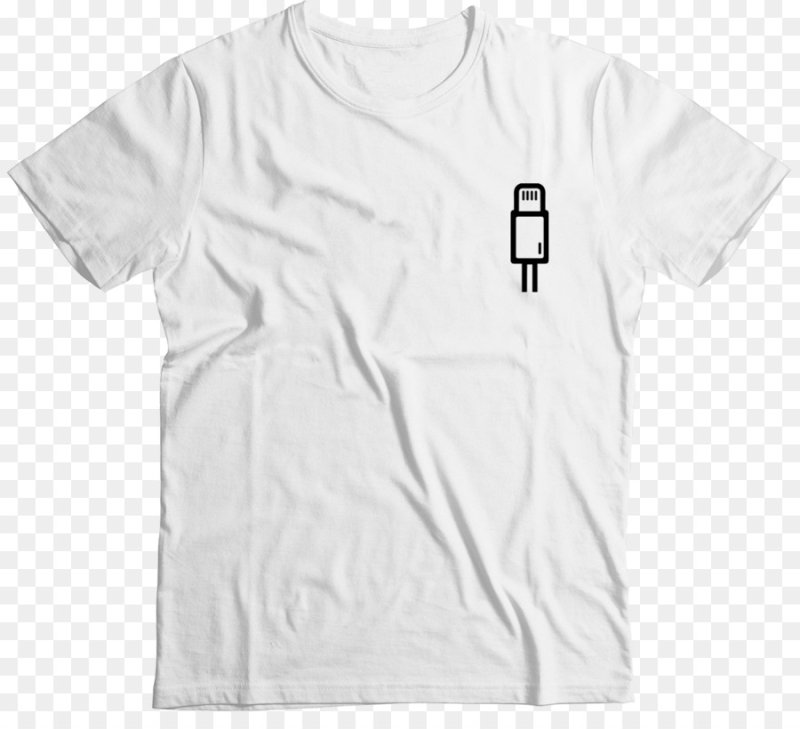 Белая помятая футболка