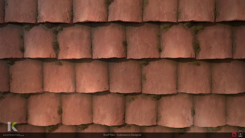 Керамическая черепица текстура