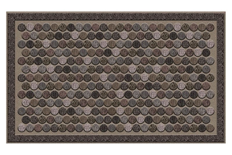 Коврик придверный Cipro 60x90 три кита