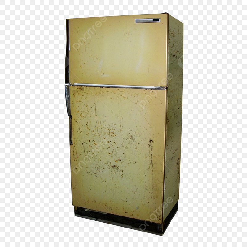 Старый холодильник