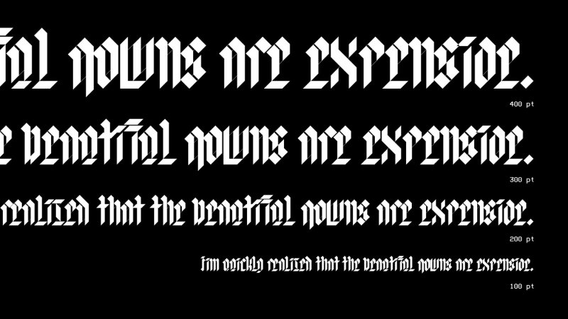 Каллиграфия Готика фрактура