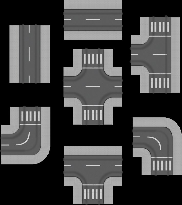 Спрайт дороги 2d