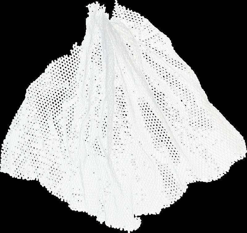 Свадебная фата на прозрачном фоне