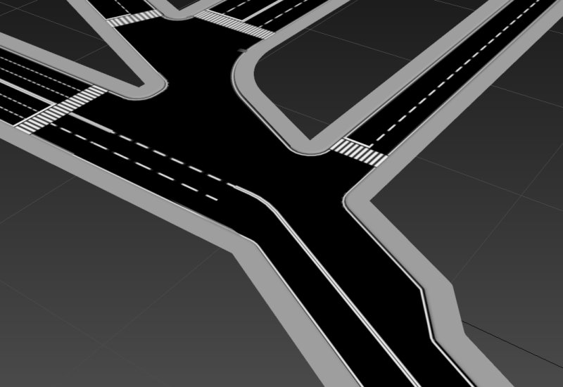 Текстура перекрестка дороги