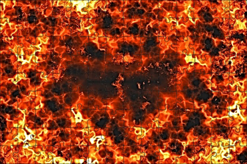 Огненный фон