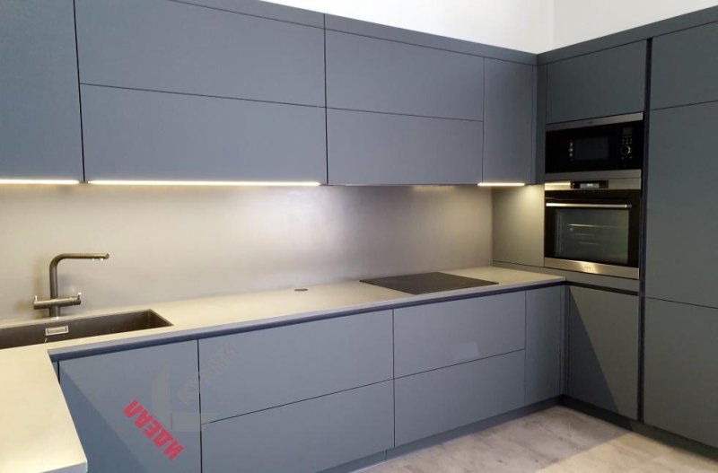 Кухня серый NTM 0752 Fenix Grigio Antrim