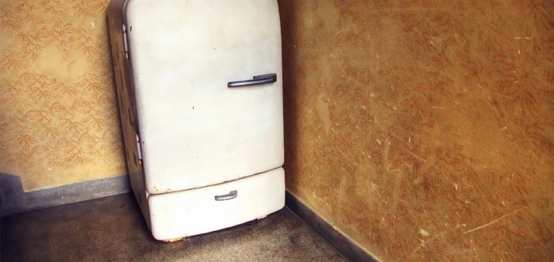 Холодильник 1960 Smeg old Rusty