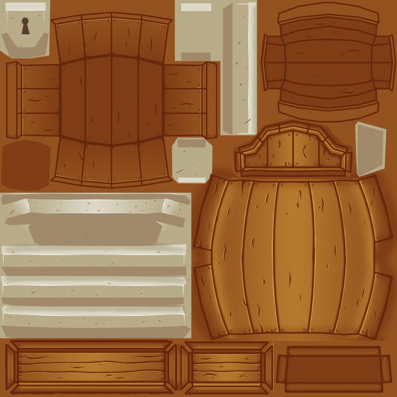 Текстура сундука