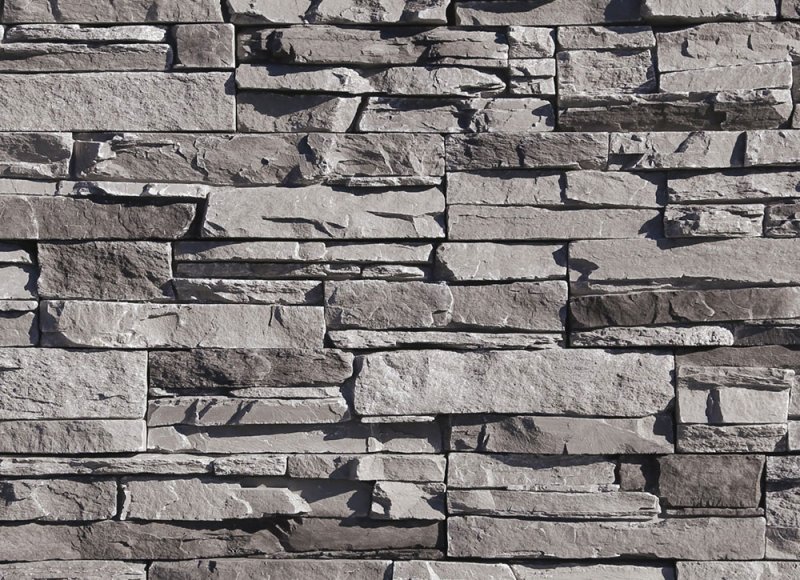 Серый отделочный камень