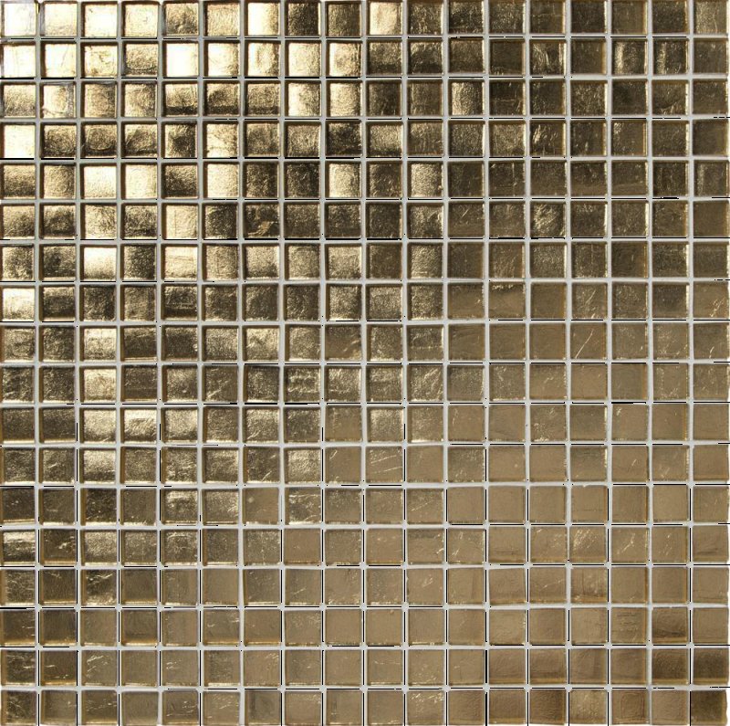 Стеклянная Золотая мозаика 5x5 mozaika
