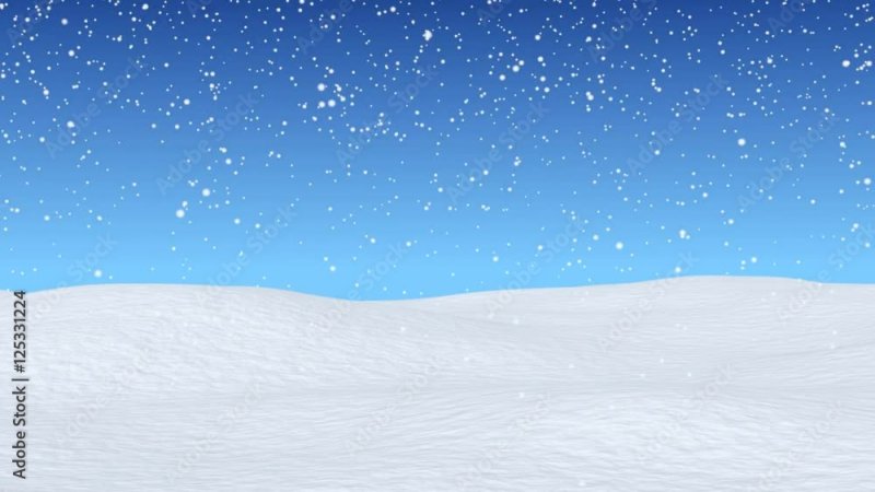 Снежный фон