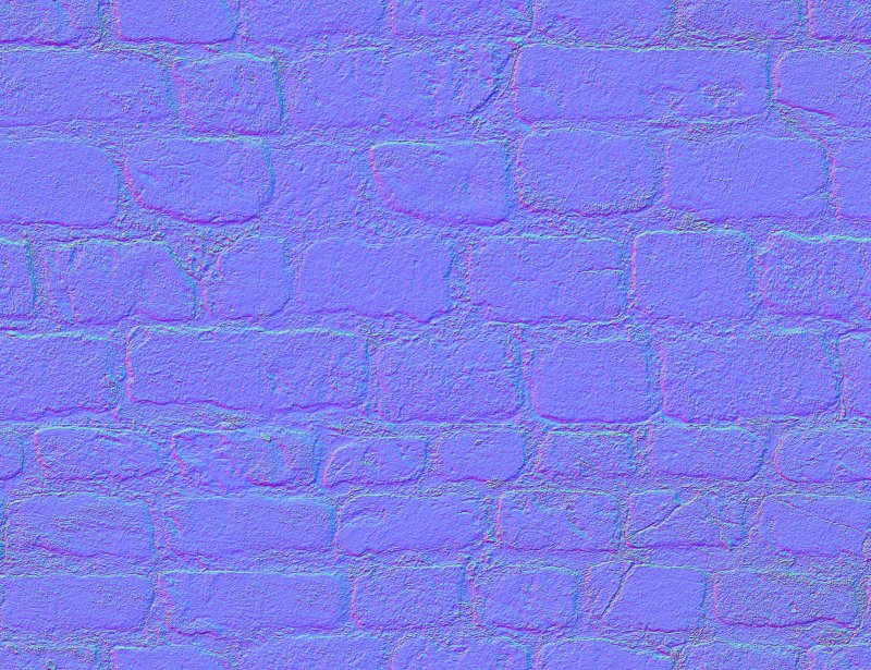 Карта нормалей стена