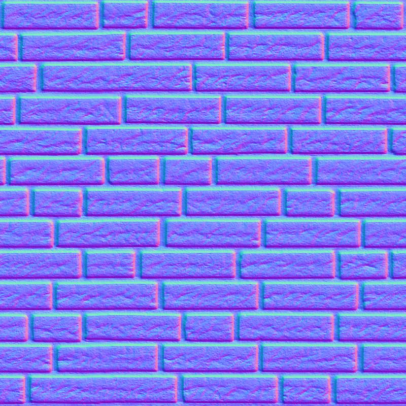 Карта нормалей кирпич