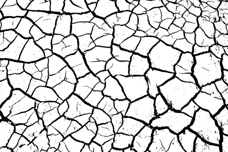 Текстура потрескавшейся земли