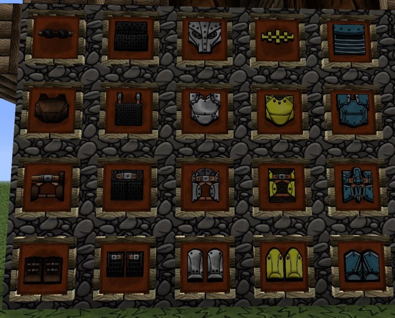 Текстур пак брони для майна